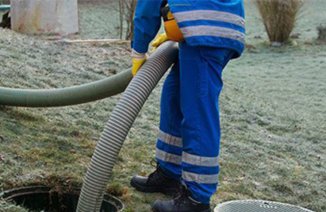 pumping out of drain