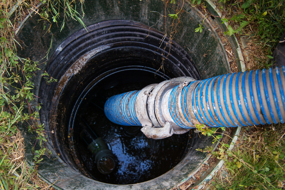 Professional household septic system cleaning