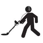 metal detector icon