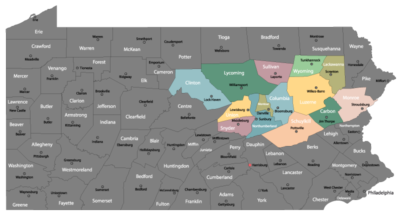 service area map